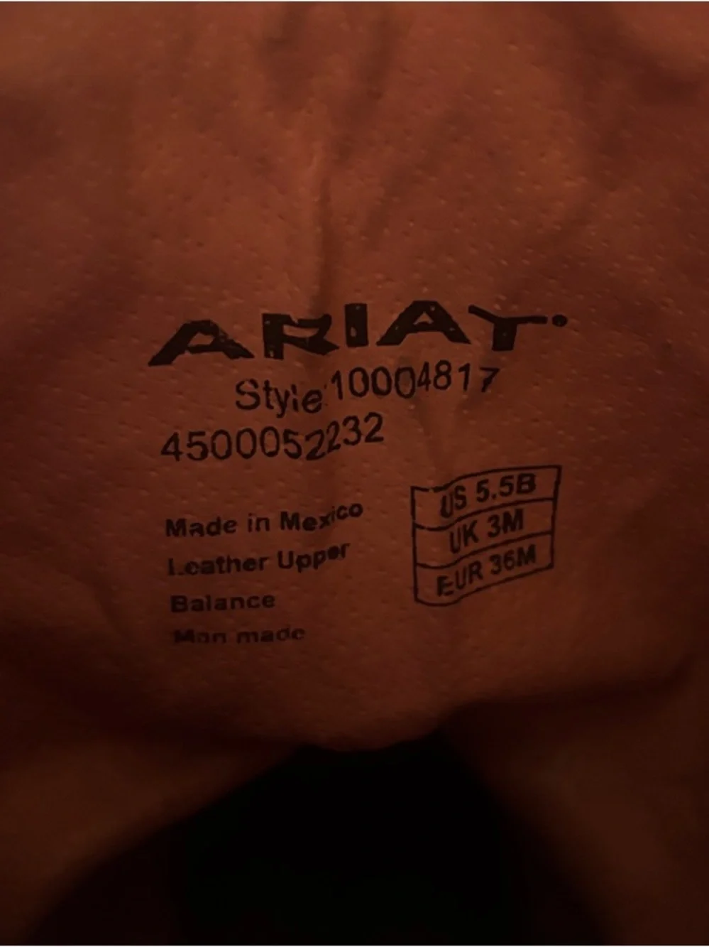 ARIAT Brown Leather Coygirl Boots - Youth 5.5